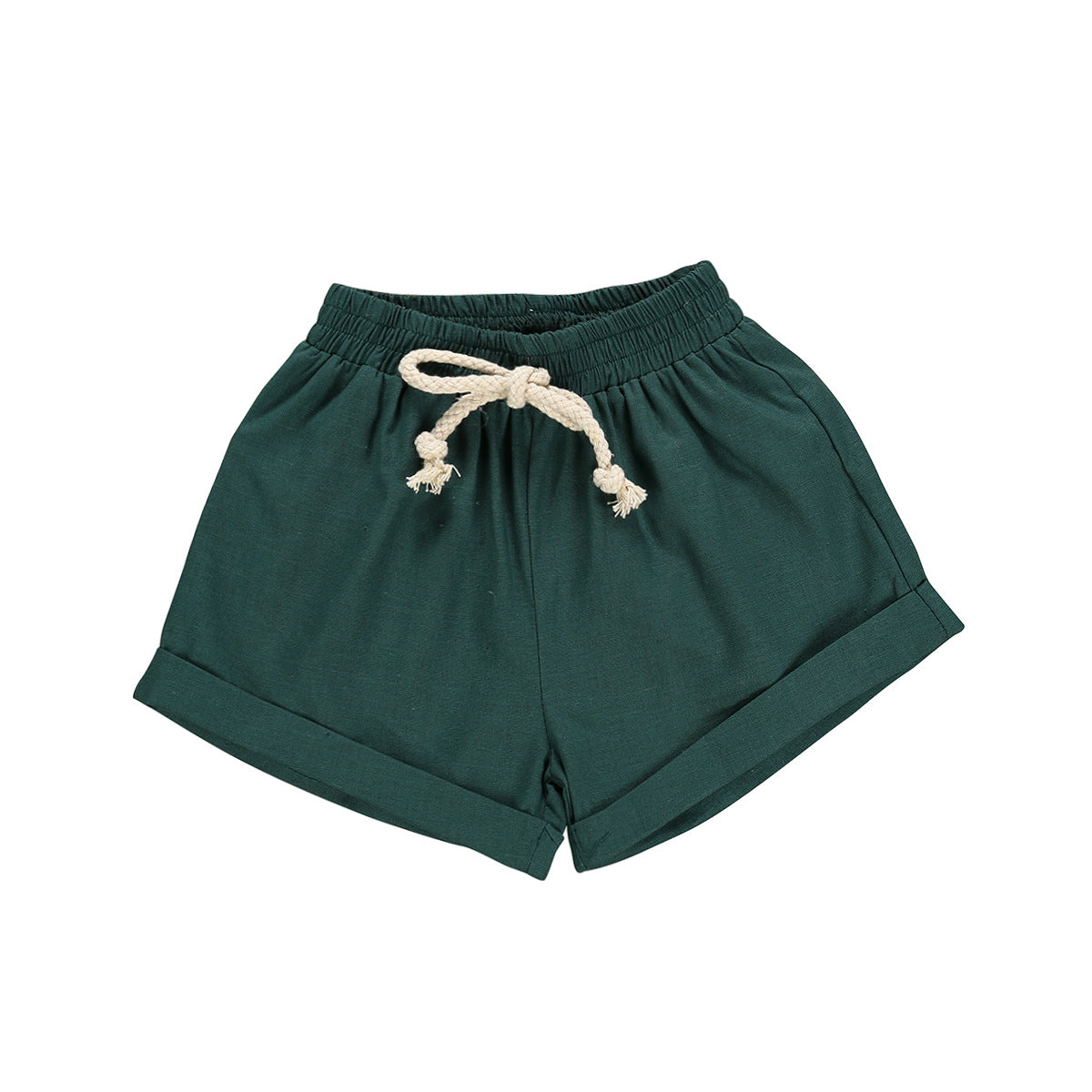 Solid Color Baby Shorts Solid Color Baby Shorts